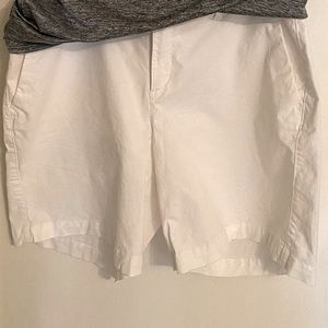 White Everyday Short